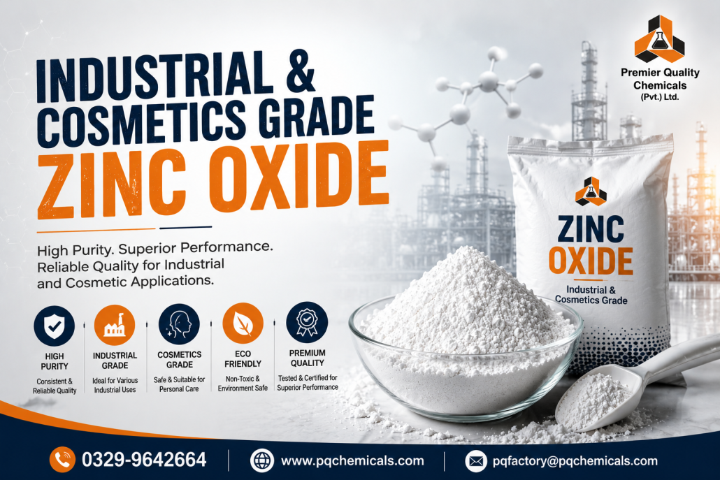 Industrial & Cosmetics Grade Zinc Oxide